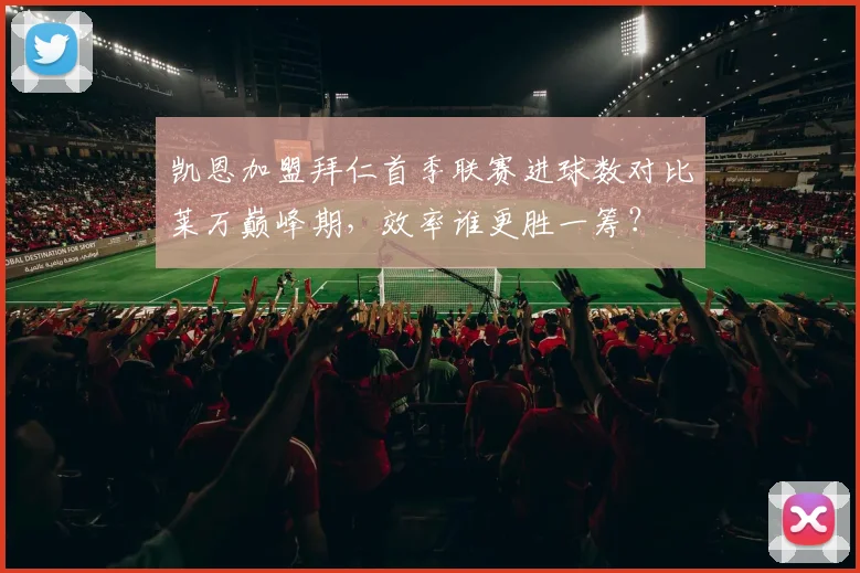 凯恩加盟拜仁首季联赛进球数对比莱万巅峰期,效率谁更胜一筹?